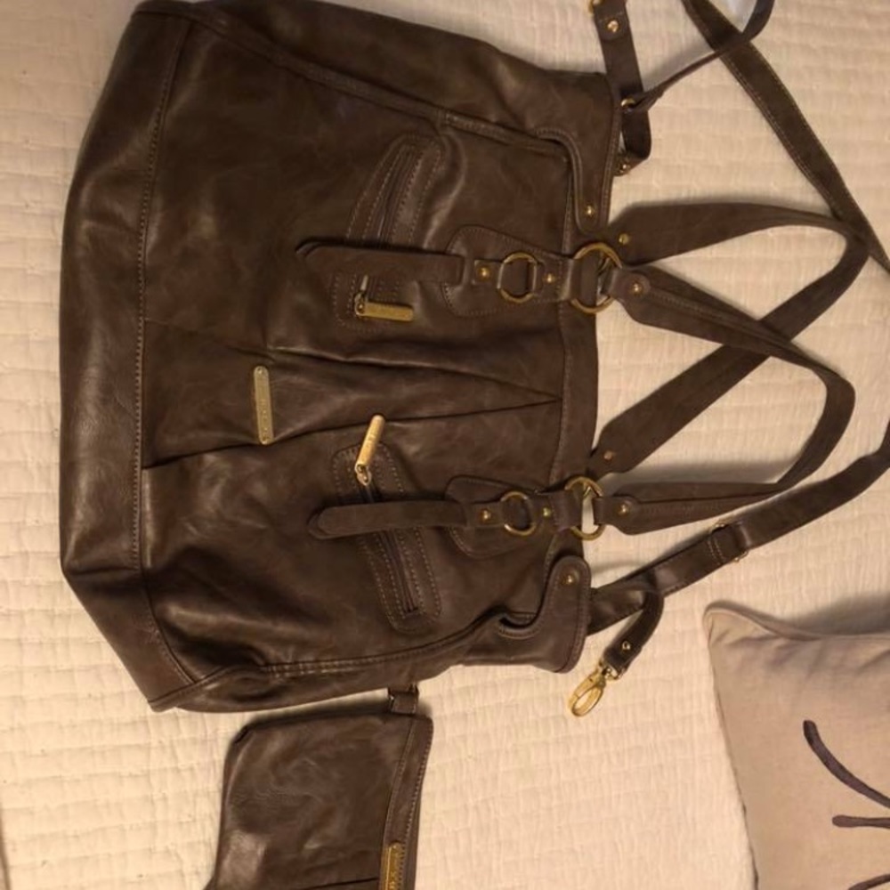 Timi and Leslie Diaper Bag and Clutch